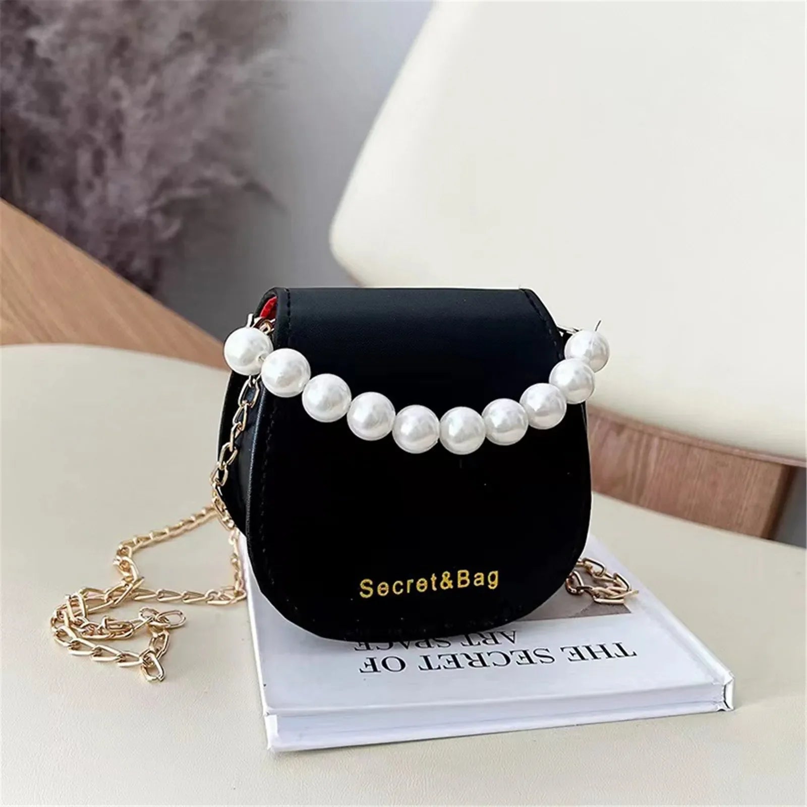 Women Mini Handbags New Elegant Shoulder Messenger Bag Portable Chain Bags Girl Pearl Crossbody Rhombus Small Square Bag-Dollar Bargains Online Shopping Australia