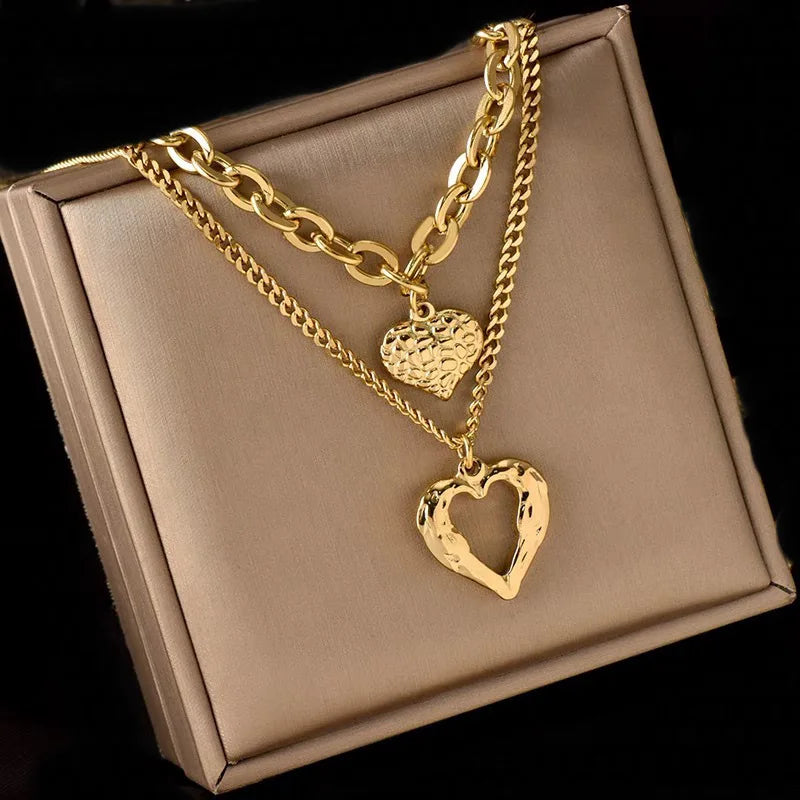 Geometric Sweater Box Chain Female Long Necklace For Women Adjustable Fine Jewelry Wedding Party Birthday Gift-Dollar Bargains Online Shopping Australia