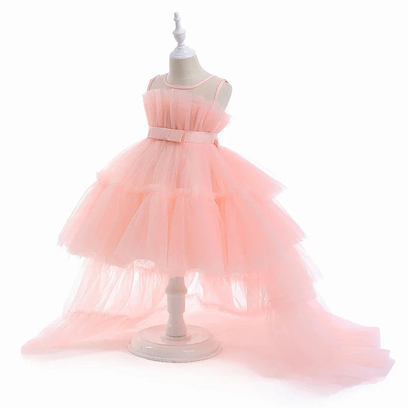 Summer Long Bridesmaid Dress For Girl Children Costume Lace Princess Dresses Girls Clothes Birthday Wedding Party Ball Gown-Dollar Bargains Online Shopping Australia