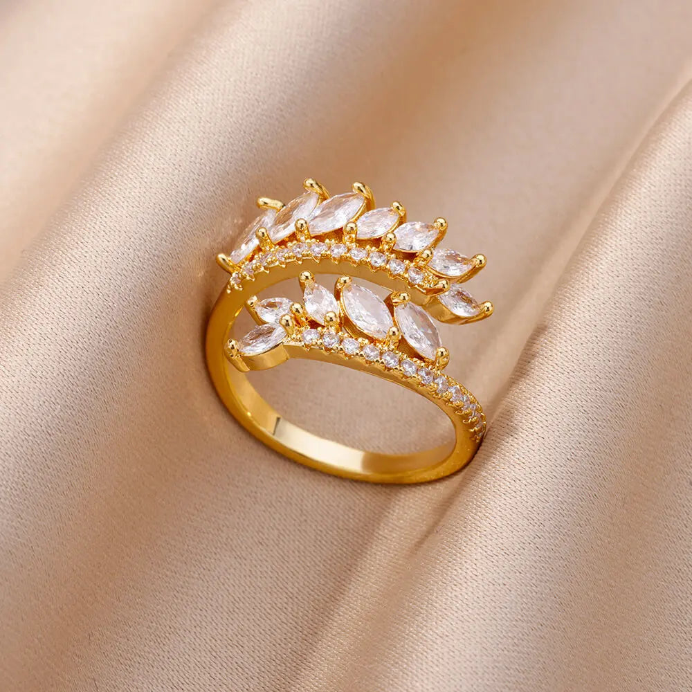 Lucky Turkish Evil Eye Rings For Women Opening Stainless Steel Ring Luxury Wedding Couple Jewelry anillos mujer-Dollar Bargains Online Shopping Australia