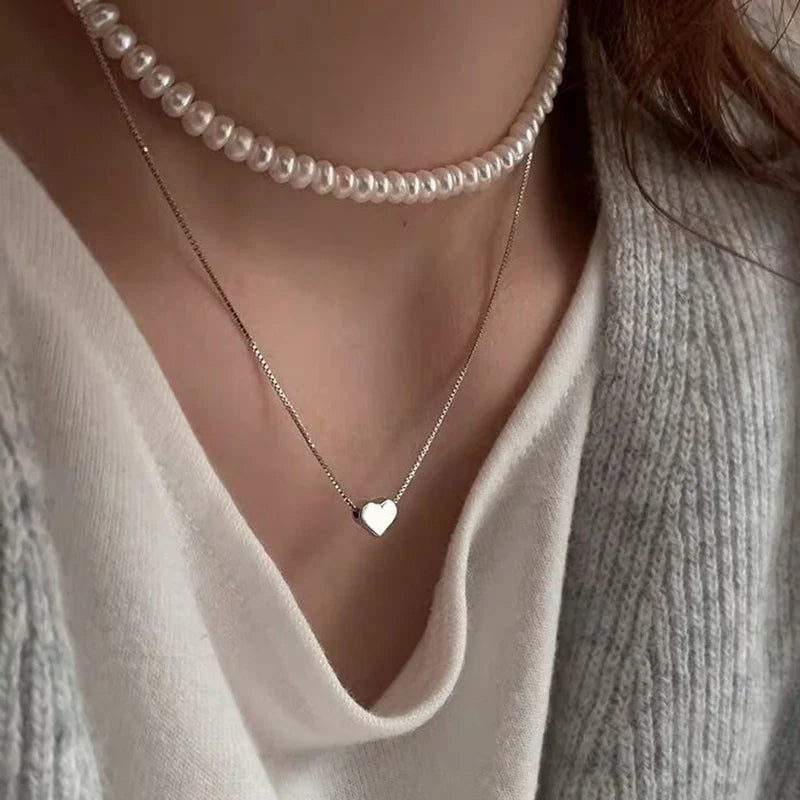 Classic Gothic Tattoo Red Velvet Choker Necklace Red Heart Pendant Necklaces-Dollar Bargains Online Shopping Australia