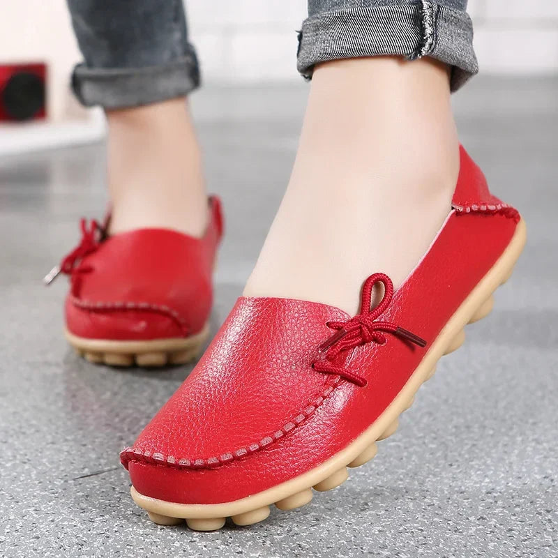 Shoes for Women Moccasins Flats Woman Loafers Genuine Leather Female Shoes Slip On Ballet Nurse Women's Shoes-Dollar Bargains Online Shopping Australia