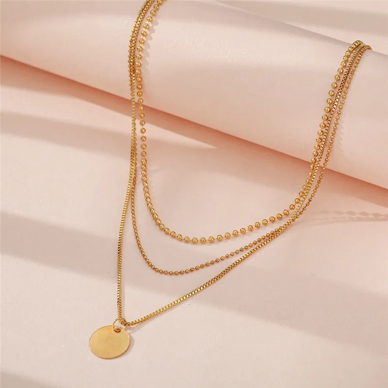 Colorful Moon Star Lightning Pendant Necklaces For Women Girls Enamel Fashion Party Daily Jewelry Trendy Clavicle Chain Necklace-Dollar Bargains Online Shopping Australia