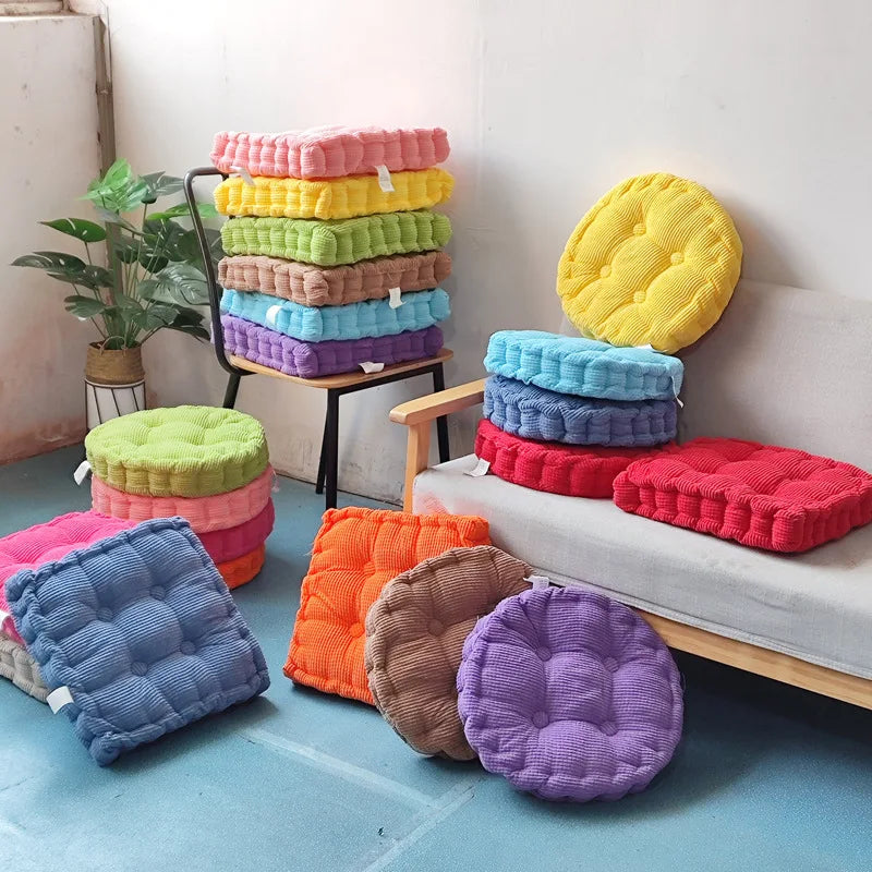 Thicken Square Corncob Tatami Seat Office Chair  Cushion Soft Sofa  for Home Floor Decor Textile Knee Pillow