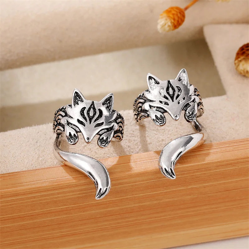 Fox Shape Clip Earrings for Women Antique Ear Cuff Earrings Girl Statement Jewelry-Dollar Bargains Online Shopping Australia