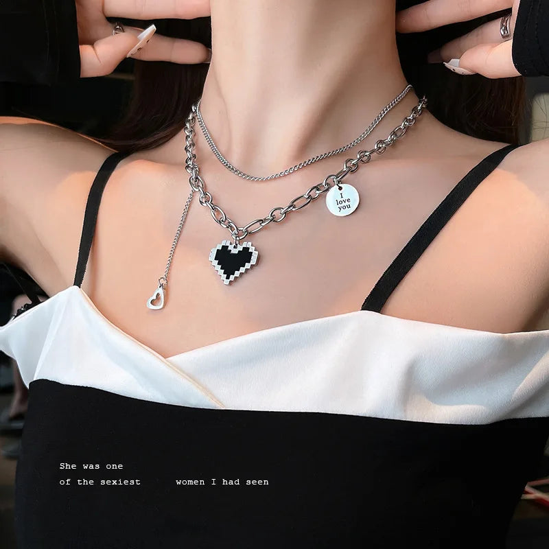 Geometric Sweater Box Chain Female Long Necklace For Women Adjustable Fine Jewelry Wedding Party Birthday Gift-Dollar Bargains Online Shopping Australia