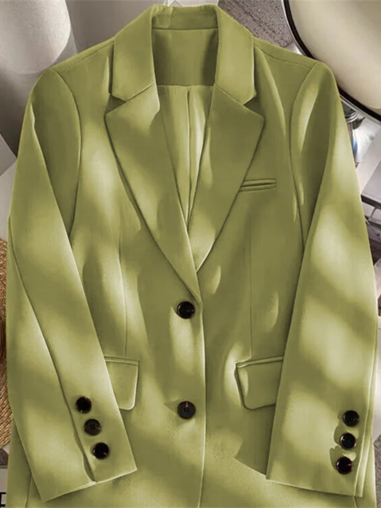 Women Jackets Pink Small Suit Women's Coat Casual Small Loose Small Suit Women's Design Sense Blazer Women-Dollar Bargains Online Shopping Australia