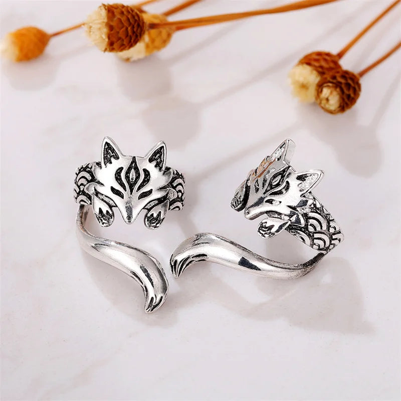 Fox Shape Clip Earrings for Women Antique Ear Cuff Earrings Girl Statement Jewelry-Dollar Bargains Online Shopping Australia