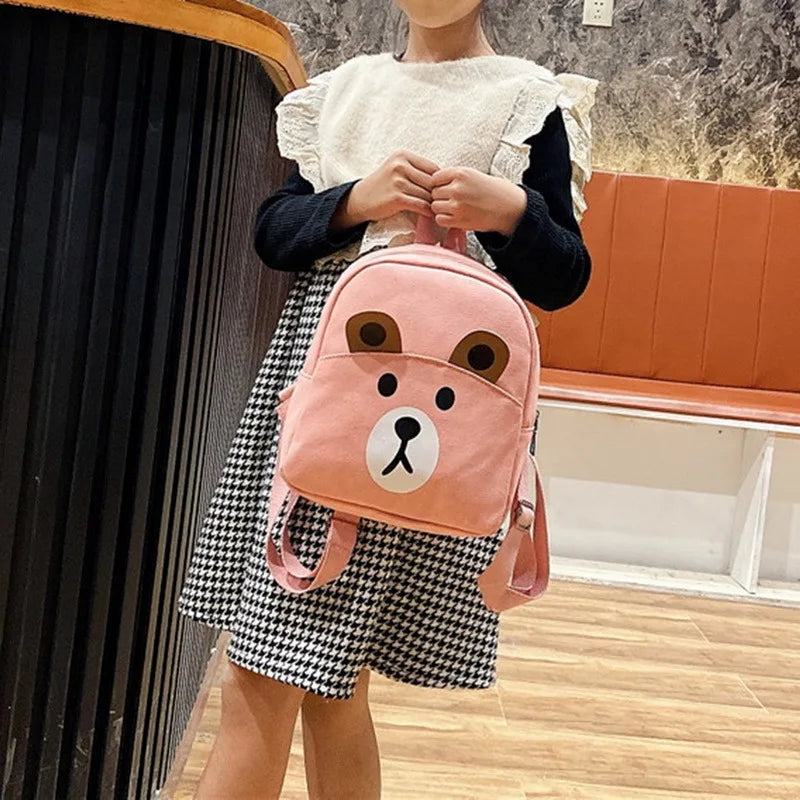 Cute Children School Bags 3d Cartoon Animal Plush Kids Backpack Kindergarten Boys Girls Schoolbags Mini Small Backpack