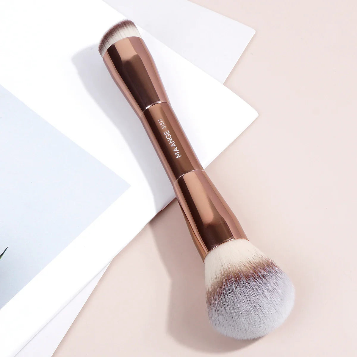 Foundation Makeup Brush Double Head Concealer Contour Brush for Liquid Soft Dense Hair Facial Cosmetic Makeup Tools-Dollar Bargains Online Shopping Australia