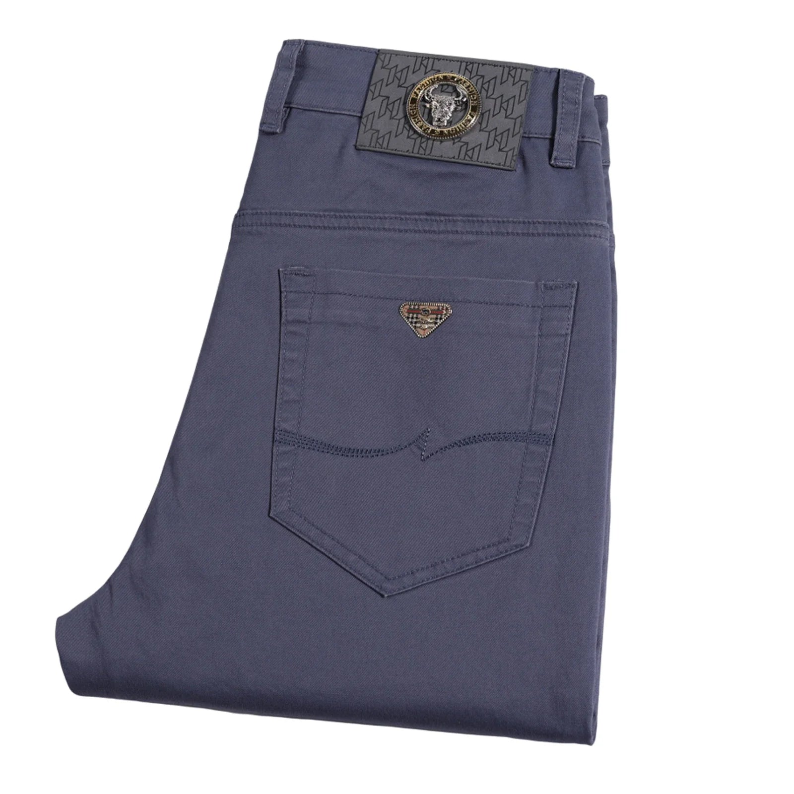 Man Pants Summer Business Casual Pants Classic Solid Color Loose Straight Trousers Brand Men's Clothing New In Baggy Pants-Dollar Bargains Online Shopping Australia