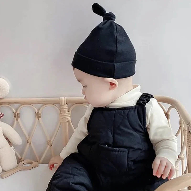 Newborn Baby Hat With Gloves Cotton Bonnet Baby Beanie For Girls Spring Soft Infant Cap Boy Toddler Accessories Gift-Dollar Bargains Online Shopping Australia