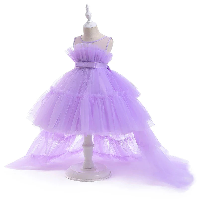 Summer Long Bridesmaid Dress For Girl Children Costume Lace Princess Dresses Girls Clothes Birthday Wedding Party Ball Gown-Dollar Bargains Online Shopping Australia