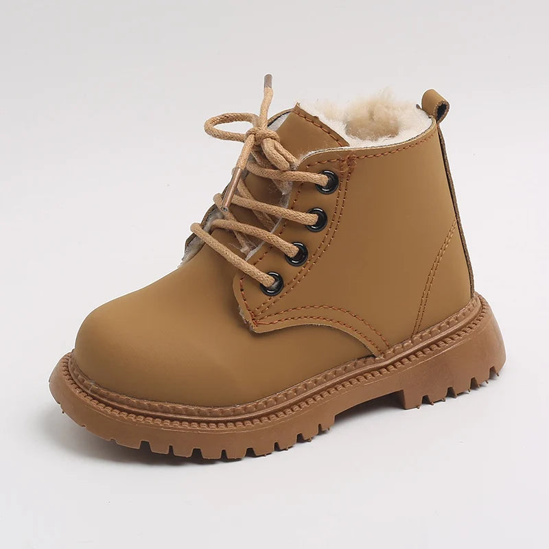 Baby Kids Short Boots Super Warm Girls Boys Shoes PU Leather Children Boots Fashion Toddler Boots Kids Snow Shoes-Dollar Bargains Online Shopping Australia