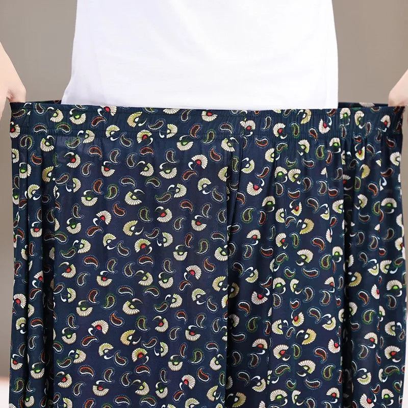 Women's Pant Skirt Flower Print Women's Short Skirt Classic Home Leisure Breathable-Dollar Bargains Online Shopping Australia