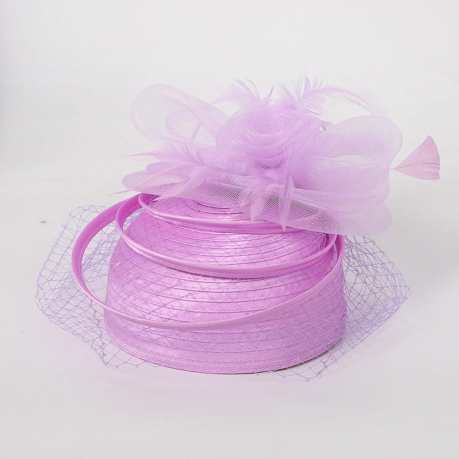 Wedding Church Red Hats Fascinators For Woman With Feather Veil Cocktail Party Headdress Lady Elegant Kentucky Derby Cap-Dollar Bargains Online Shopping Australia