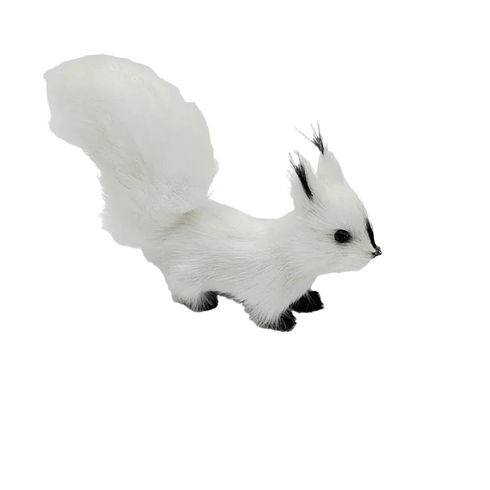 Simulation Rabbit Owl Cat Fox Ornament Furs Squatting Model Home Decoration Animal World with Static Action Figures Gift for Kid-Dollar Bargains Online Shopping Australia