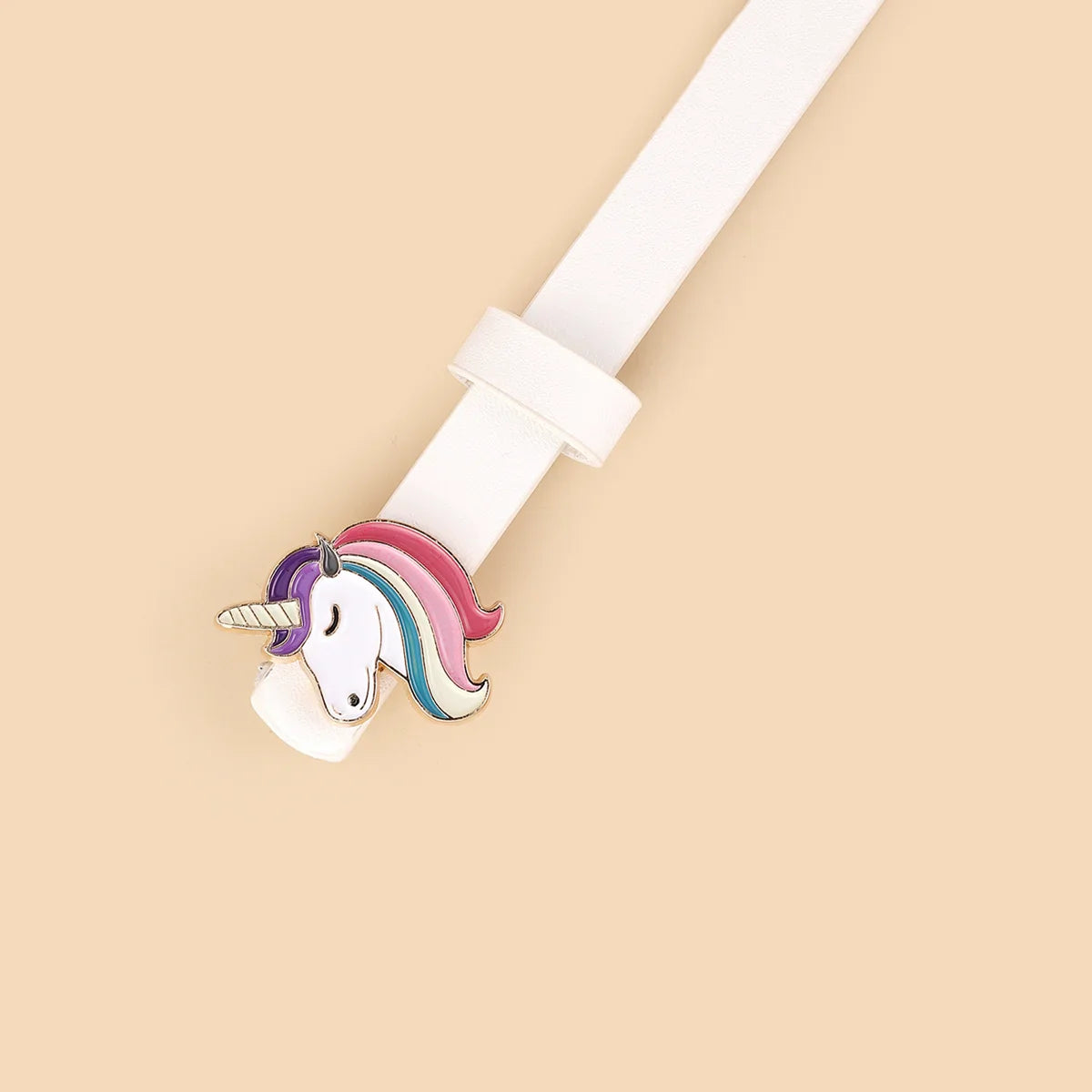 Unicorn Pony Buckle Thin Belt for Boys and Girls Universal for Kids-Dollar Bargains Online Shopping Australia