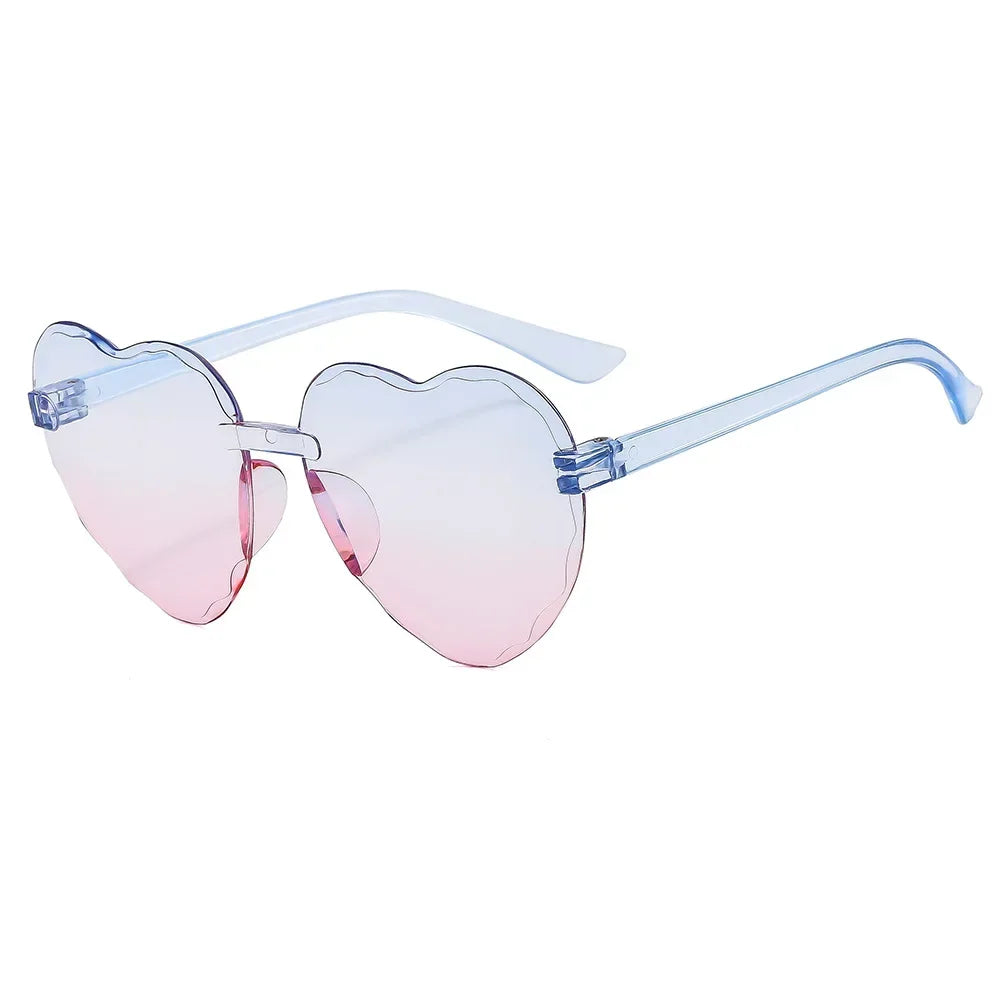 Children's Adult Peach Heart Sunglasses Trend Love Baby Sunglasses Cute Glasses Retro Sunglasses-Dollar Bargains Online Shopping Australia