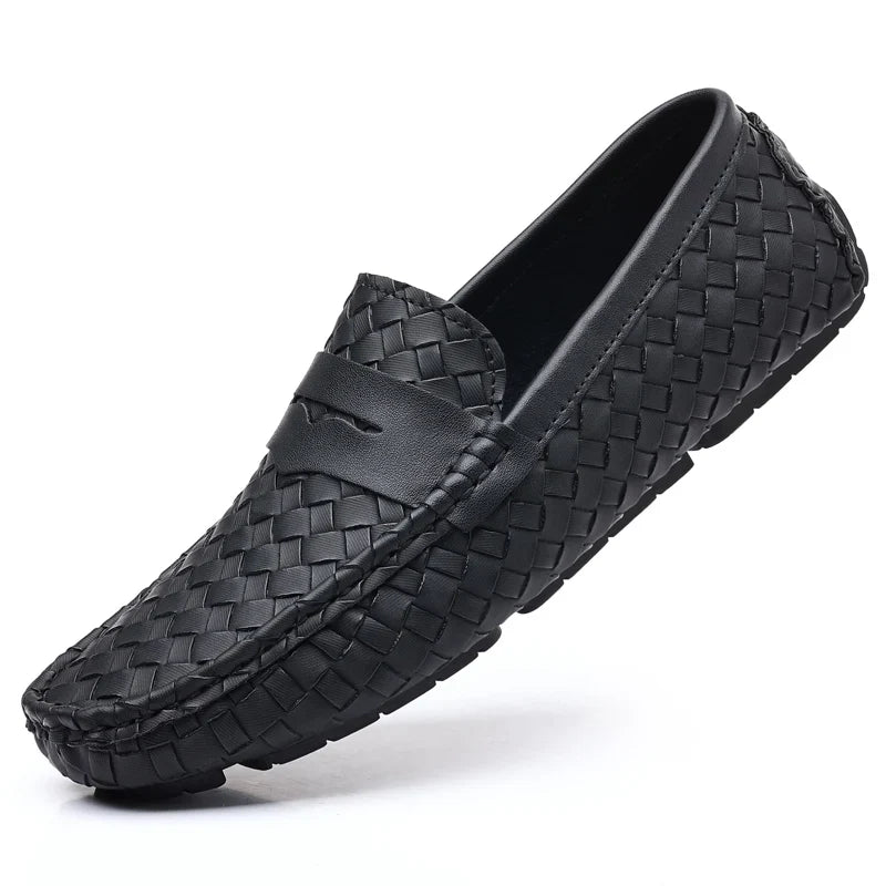 Loafers Men Handmade Moccasins Men Flats Casual Leather Shoes Comfy Loafers Shoes-Dollar Bargains Online Shopping Australia