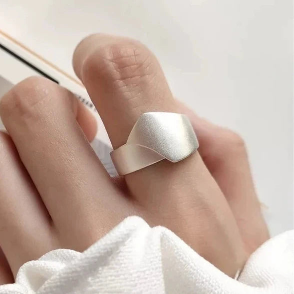 Sterling Silver String Ring For Women Heart Jewelry Finger Open Handmade Shinning Rings Allergy For Birthday Gift-Dollar Bargains Online Shopping Australia