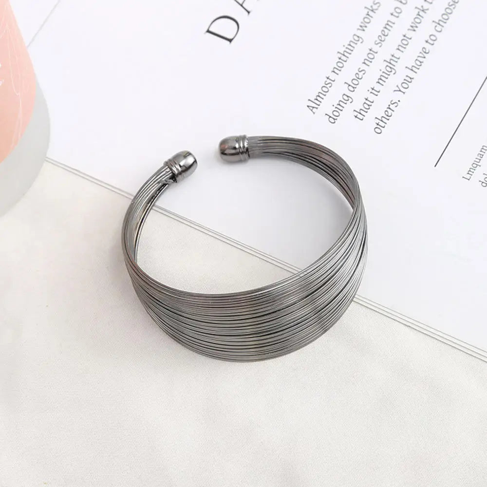 Women Gifts Bracelet Chains Stainless Steel 3 Color Set Bracelets Bangles Accessory Bracelets-Dollar Bargains Online Shopping Australia