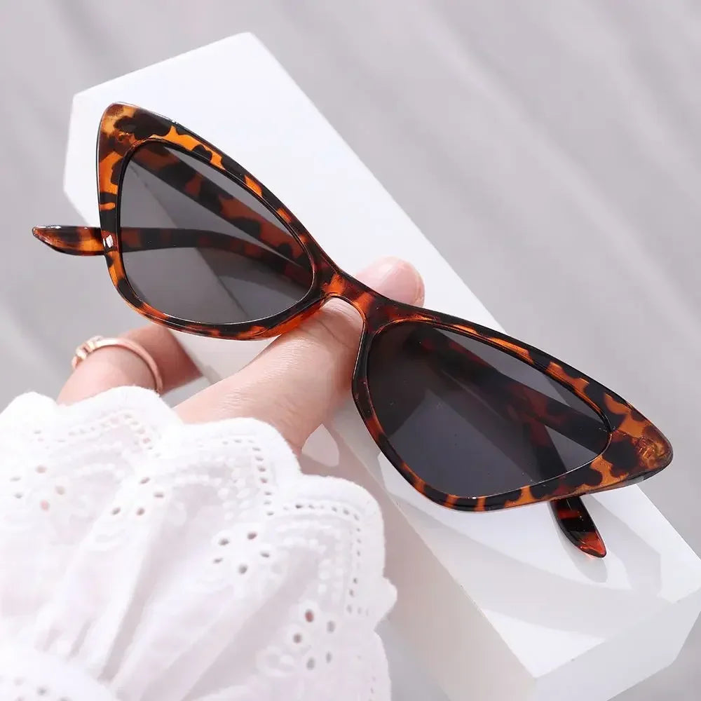 Fashion Women's Luxury Cat Eye Sunglasses Triangle Vintage Design UV400 Sun Glasses Unisex Classic Small Outdoor Goggle Shades-Dollar Bargains Online Shopping Australia