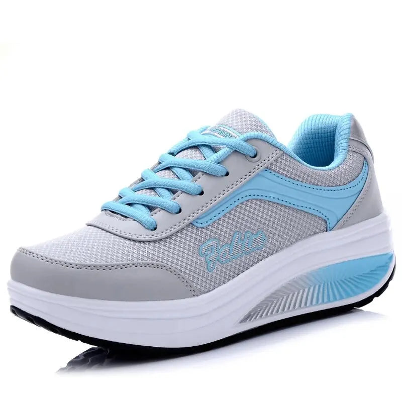 Women Sneakers Shoes Fashion Women Flats Walking Platform Plus Size