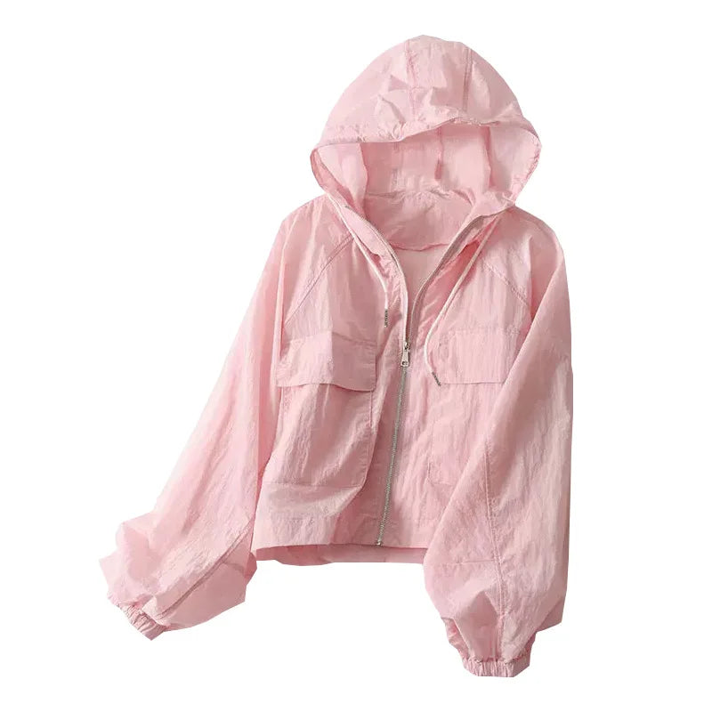 Women Hiking Jacket Summer Waterproof Quick Dry Camping Hunting Clothes Sun-Protective Outdoor Sports Coats Anti UV Windbreaker