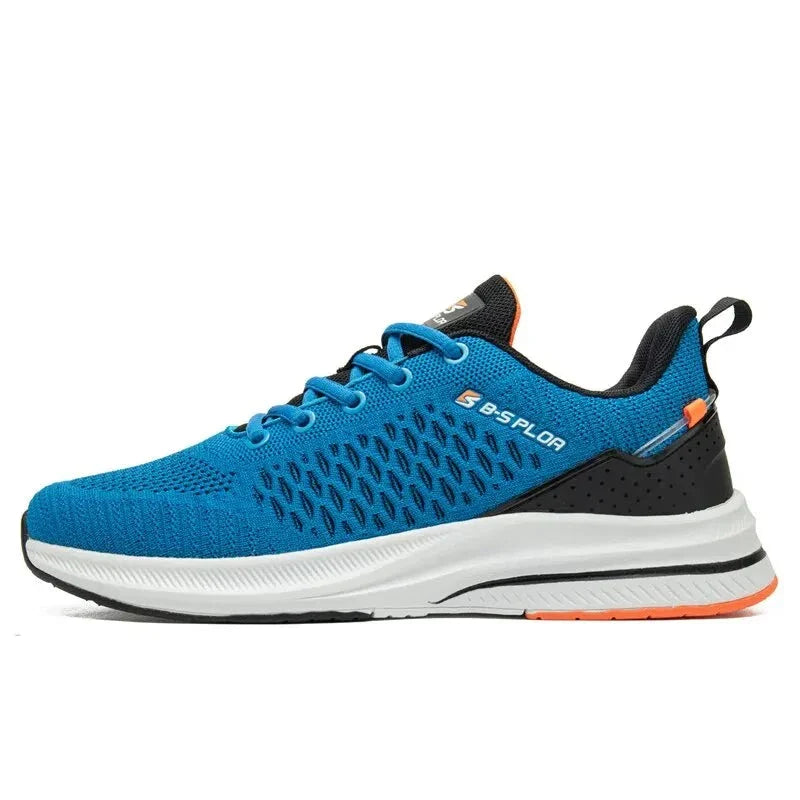 Men Running Shoes Lightweight Sport Shoes Mesh Breathable Casual Sneakers Non-Slip Outdoor for Men