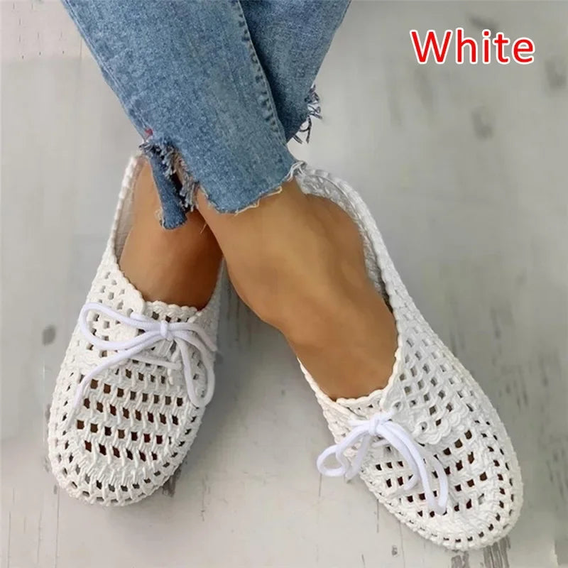 Flip-flops Summer Shoes Women Sandals Fashion Hollow Out Breathable Beach Shoes Lace-up Ladies Slippers Sandals-Dollar Bargains Online Shopping Australia