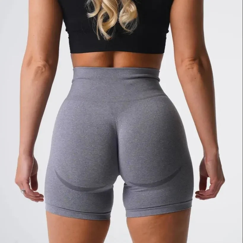 Peach Buttocks Fitness Leggings Women's Gym Sports Tight Running Shorts Hip Three-point Pants High Waist Seamless Yoga Shorts-Dollar Bargains Online Shopping Australia