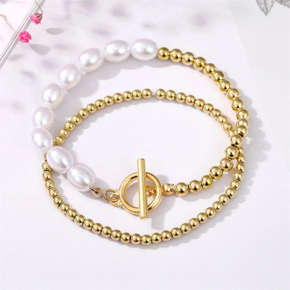 FNIO Bohemian Bracelets for Women Fashion Multilayer Beaded Chain Bracelets Set Charm Bracelet Bangles Jewelry Punk-Dollar Bargains Online Shopping Australia