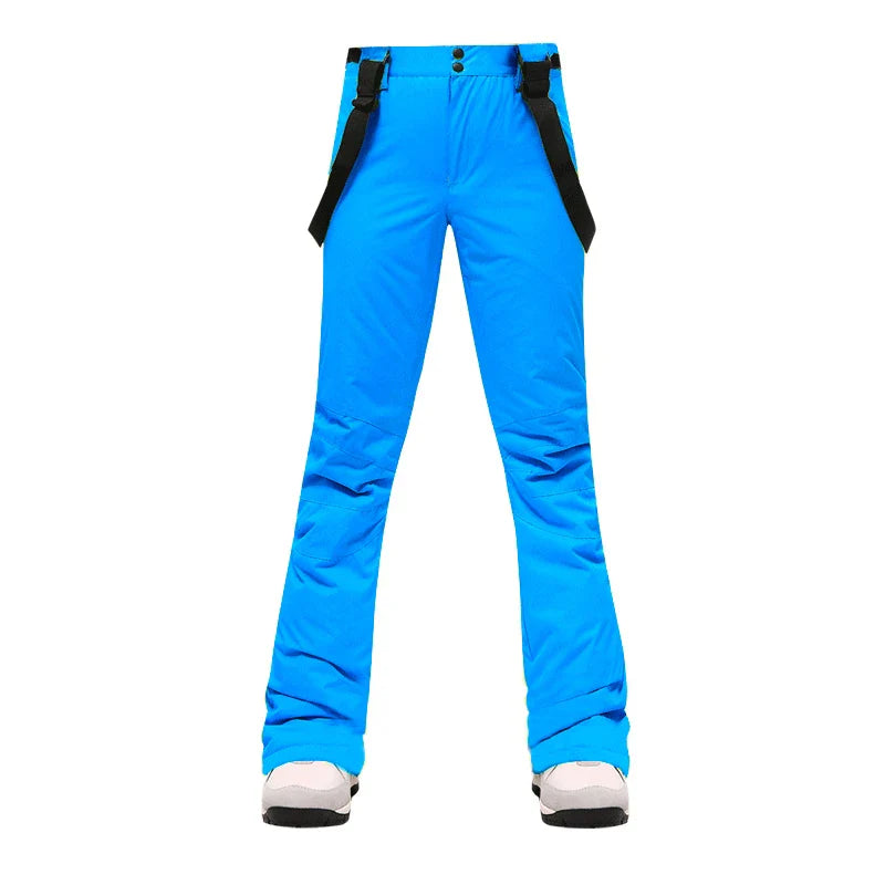 Ski Pants Women Thicken Windproof Waterproof Winter Snow Pants Outdoor Sports Snowboarding Warm Breathable Overalls-Dollar Bargains Online Shopping Australia
