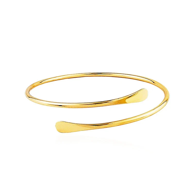 Shiny Exaggerated Metal Cross Hollow Lady Bracelet Snake Arm Jewelry Retro Women's Bracelets-Dollar Bargains Online Shopping Australia