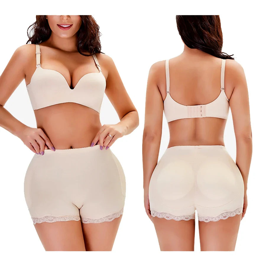 Women Padded Push Up Panties Butt Lifter Shaper Fake Ass Buttocks Hip Pads Invisible Control Panties Briefs Underwear Lingerie-Dollar Bargains Online Shopping Australia