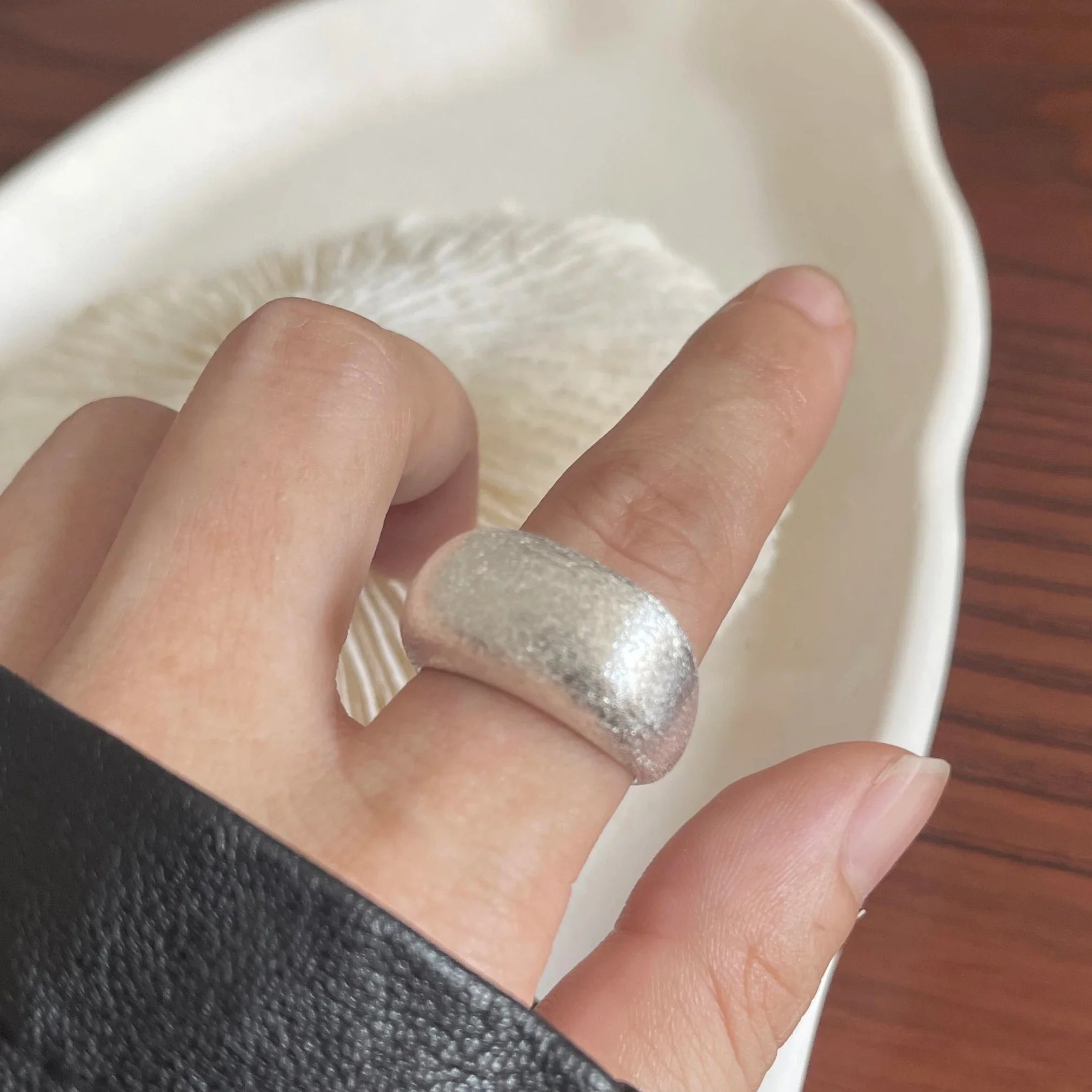 Sterling Silver String Ring For Women Heart Jewelry Finger Open Handmade Shinning Rings Allergy For Birthday Gift-Dollar Bargains Online Shopping Australia