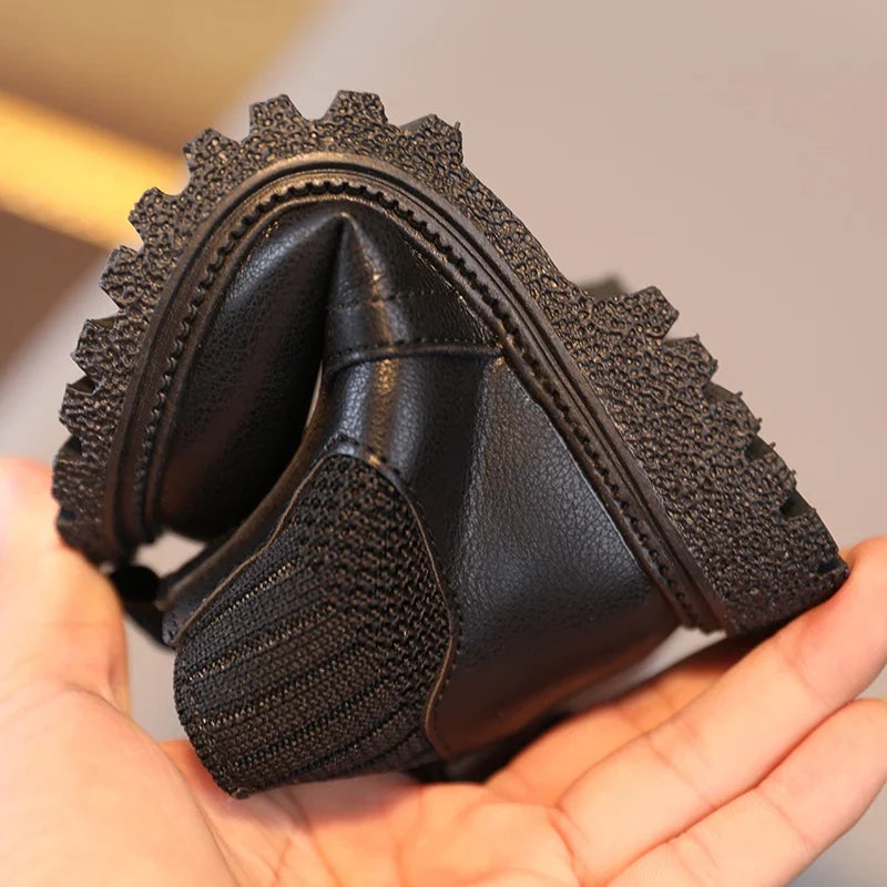 Baby Kids Short Boots Super Warm Girls Boys Shoes PU Leather Children Boots Fashion Toddler Boots Kids Snow Shoes-Dollar Bargains Online Shopping Australia