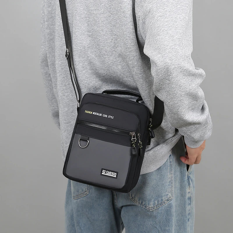 Men's Bag Handbag Lightweight Oxford Men's Purse Small Shoulder Bag Stylish Elegant Men's Bag Messenger Bag