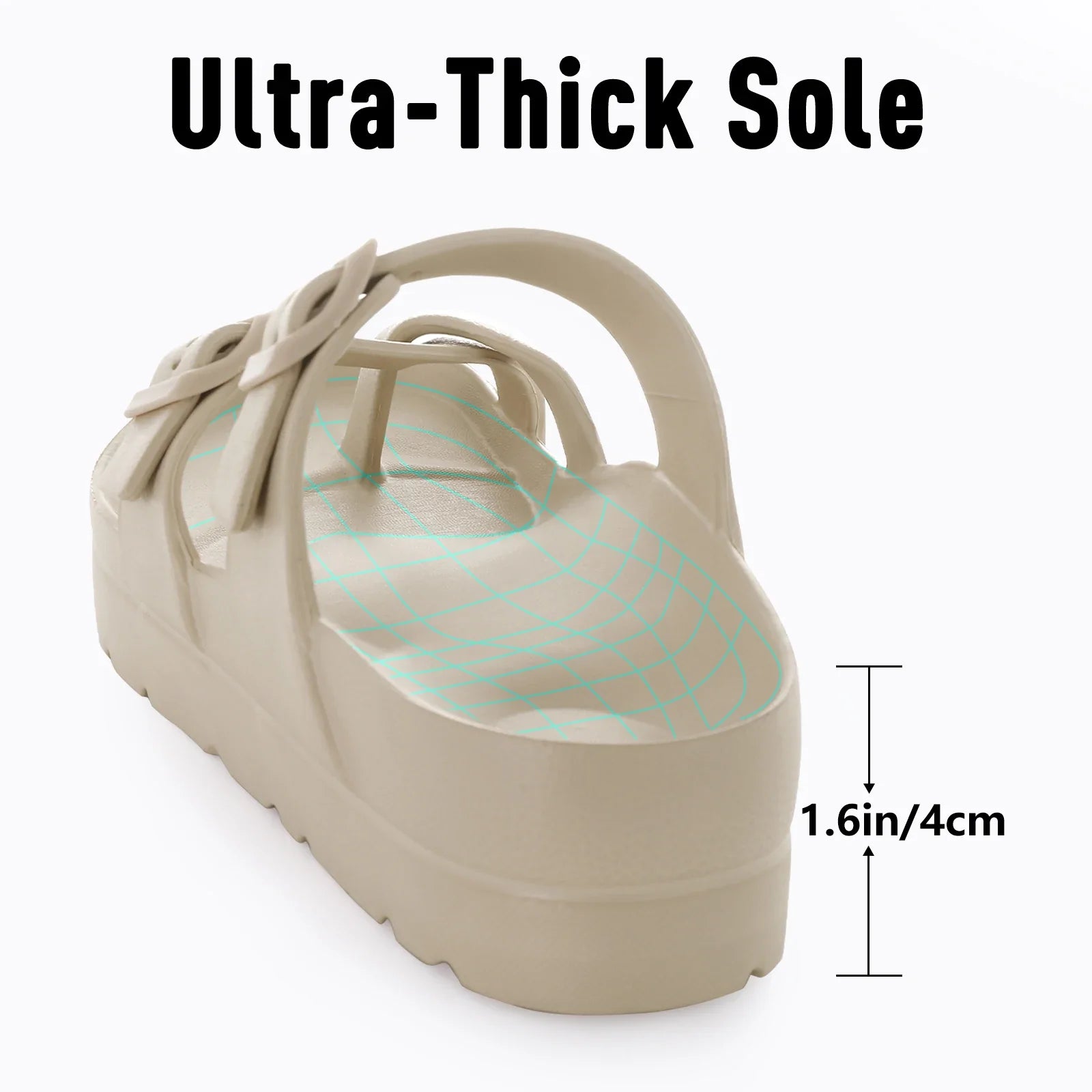 Flat Sandals Women Flat Sandals Women Flip-flops Summer Sandals Outdoor Women Platform Sandals Home Slippers-Dollar Bargains Online Shopping Australia