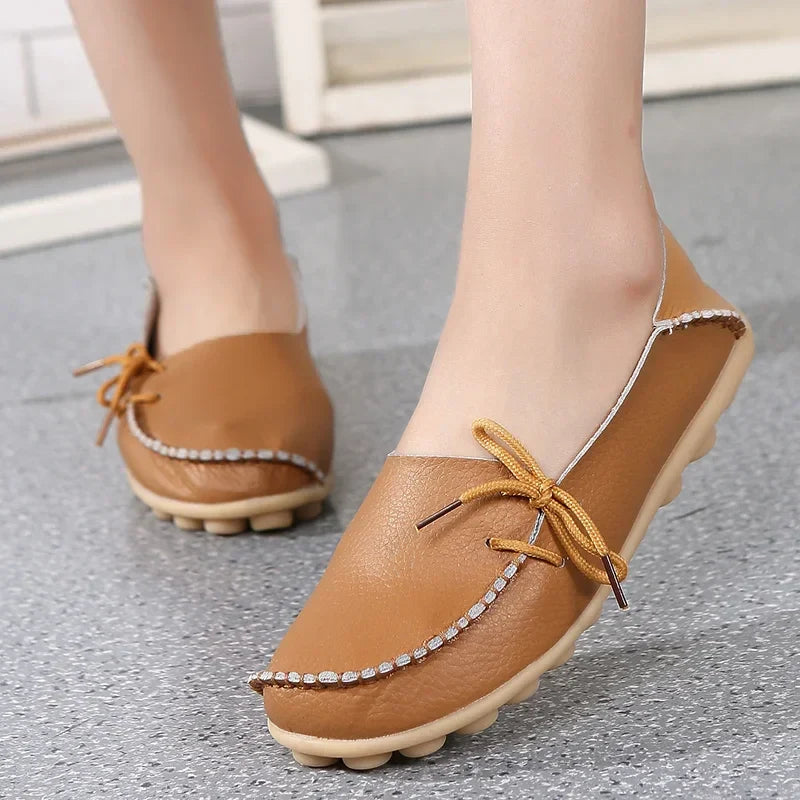 Shoes for Women Moccasins Flats Woman Loafers Genuine Leather Female Shoes Slip On Ballet Nurse Women's Shoes-Dollar Bargains Online Shopping Australia