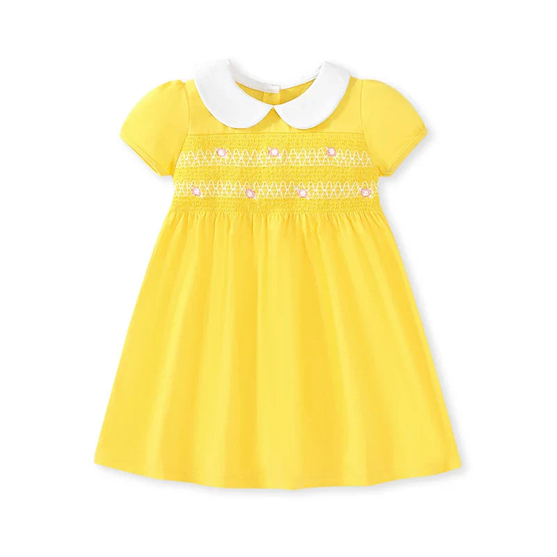 Girls Casual Clothes Cotton Lovely Kids Summer Dress for Toddler Infant Children-Dollar Bargains Online Shopping Australia