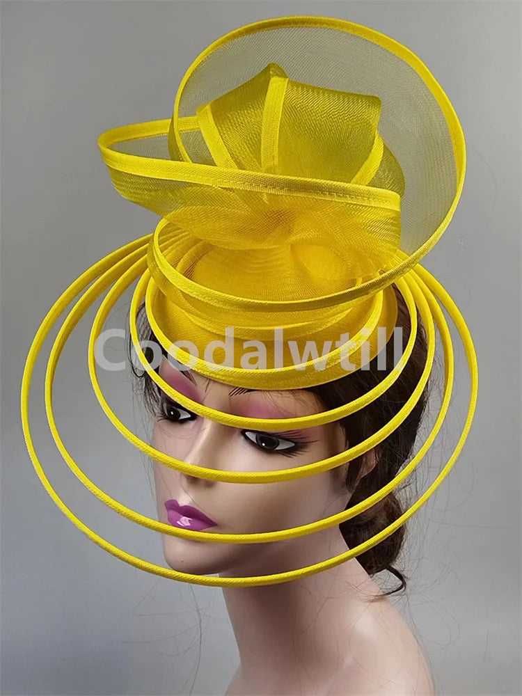 Royal Ascot Luxury Fascinator Hat Women Wedding Headpiece Mesh Hat Formal Event Pillbox Fascinator Hats Ladies Mariage Millinery-Dollar Bargains Online Shopping Australia
