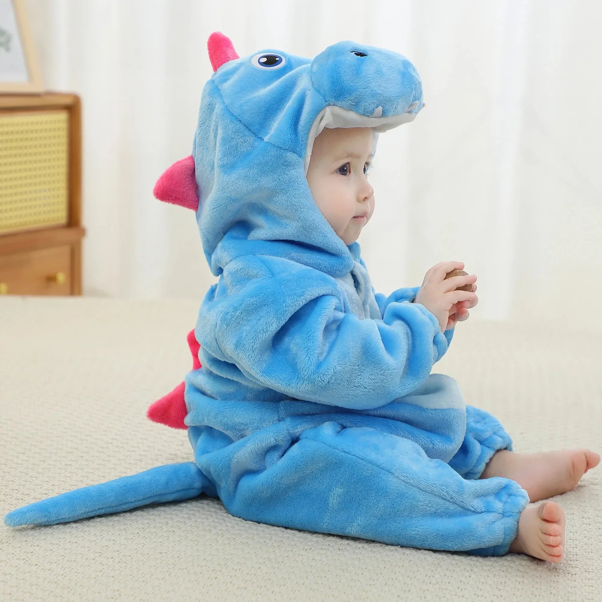 Baby Rompers Winter Kigurumi Lion Costume For Girls Boys Toddler Animal Jumpsuit Infant Clothes Pyjamas Kids Overalls-Dollar Bargains Online Shopping Australia
