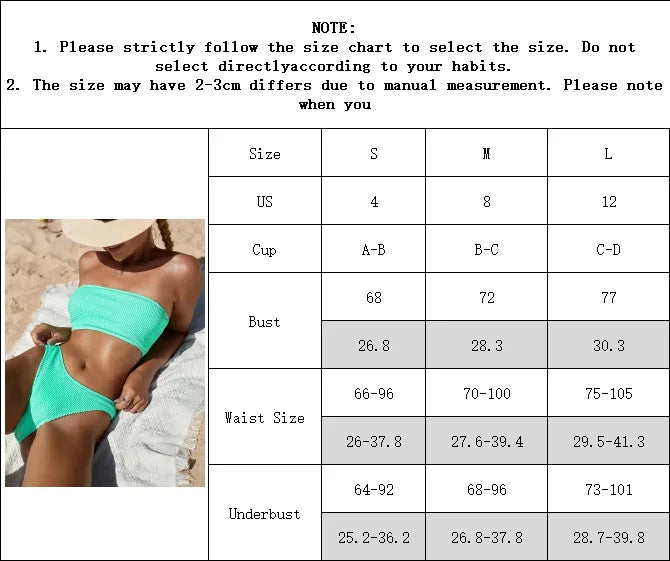 Fashion Bikini Textured Swimwear Women High Cut Swimsuit Women Bathing Suits Solid Brazilian Bikinis Set