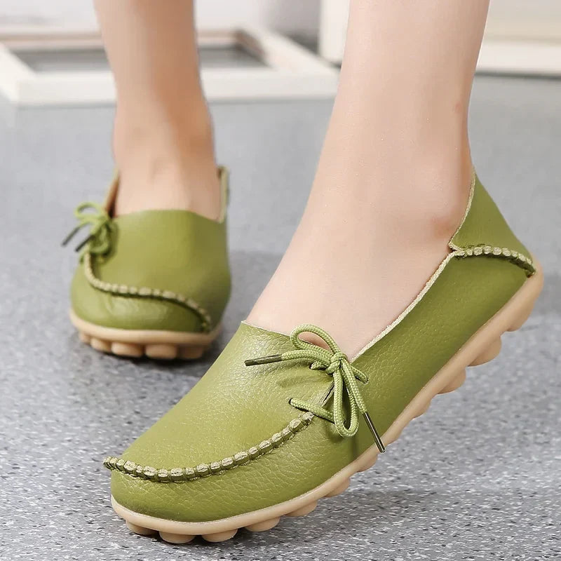 Shoes Women Moccasins Flats Woman Loafers Genuine Leather Female Shoes Slip On Ballet Nurse-Dollar Bargains Online Shopping Australia