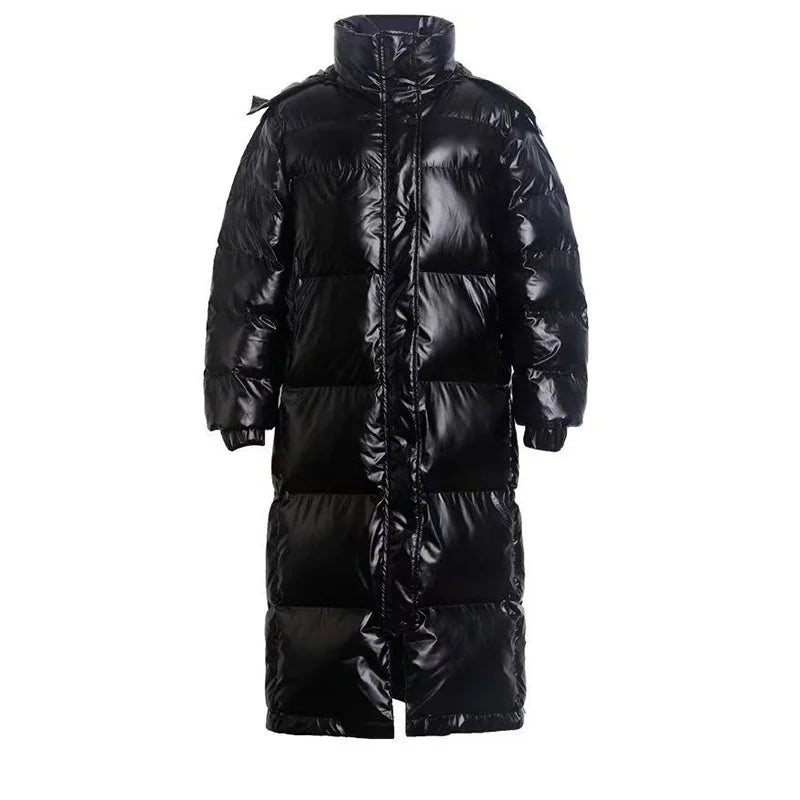 Winter Long Parkas Water Proof Puffer Jacket Women Windproof Hooded Thick Warm Loose Cotton Padded Female Outwear