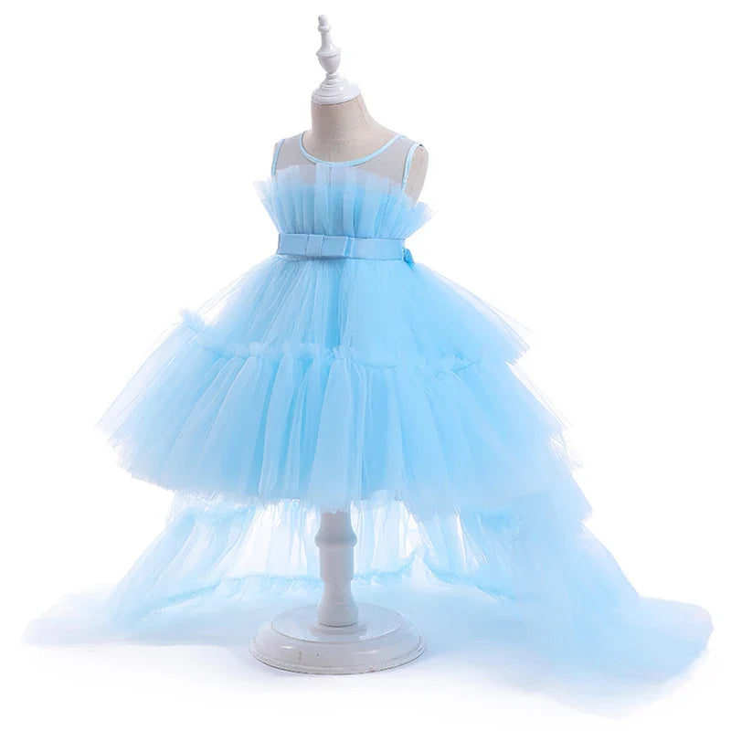 Summer Long Bridesmaid Dress For Girl Children Costume Lace Princess Dresses Girls Clothes Birthday Wedding Party Ball Gown-Dollar Bargains Online Shopping Australia