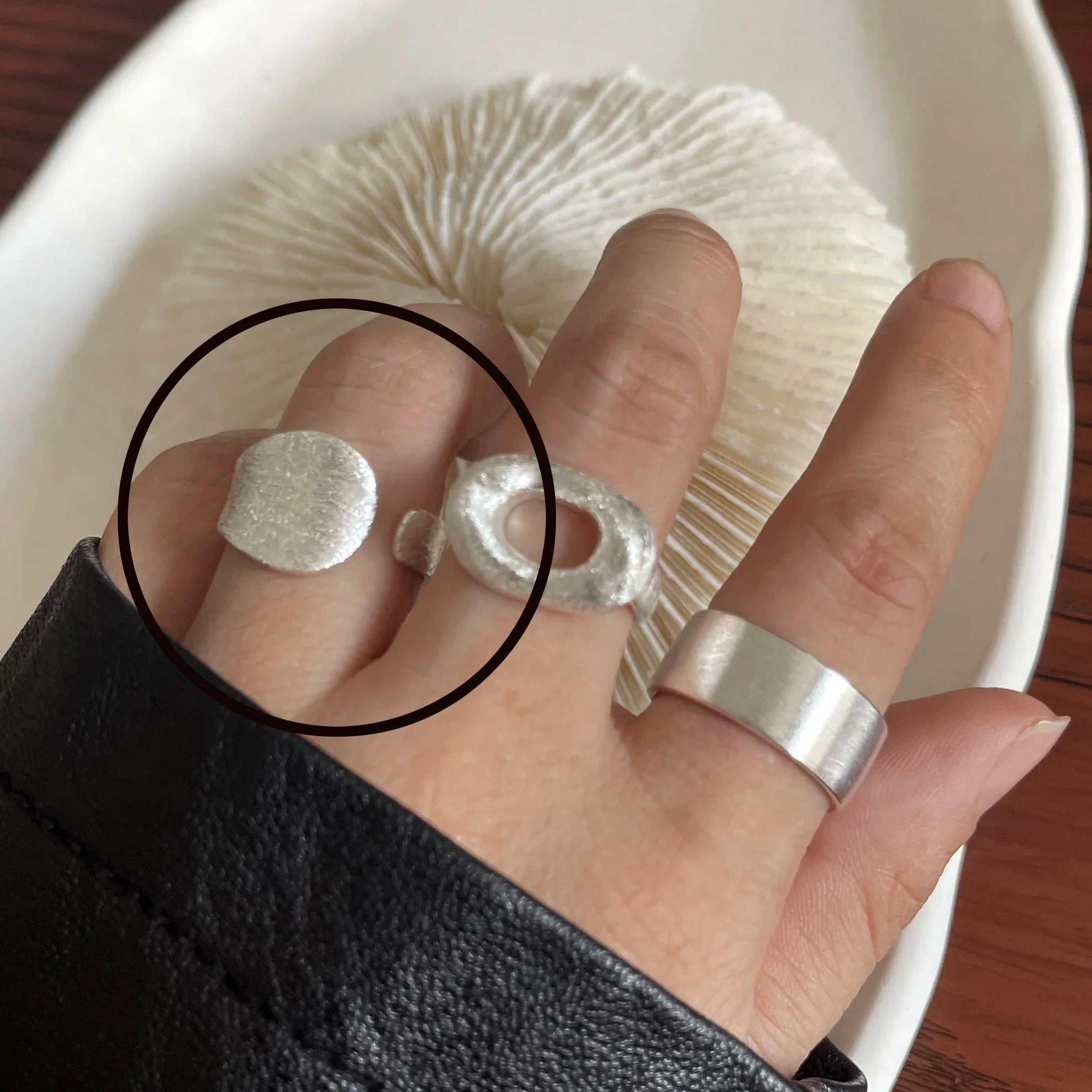 Sterling Silver String Ring For Women Heart Jewelry Finger Open Handmade Shinning Rings Allergy For Birthday Gift-Dollar Bargains Online Shopping Australia