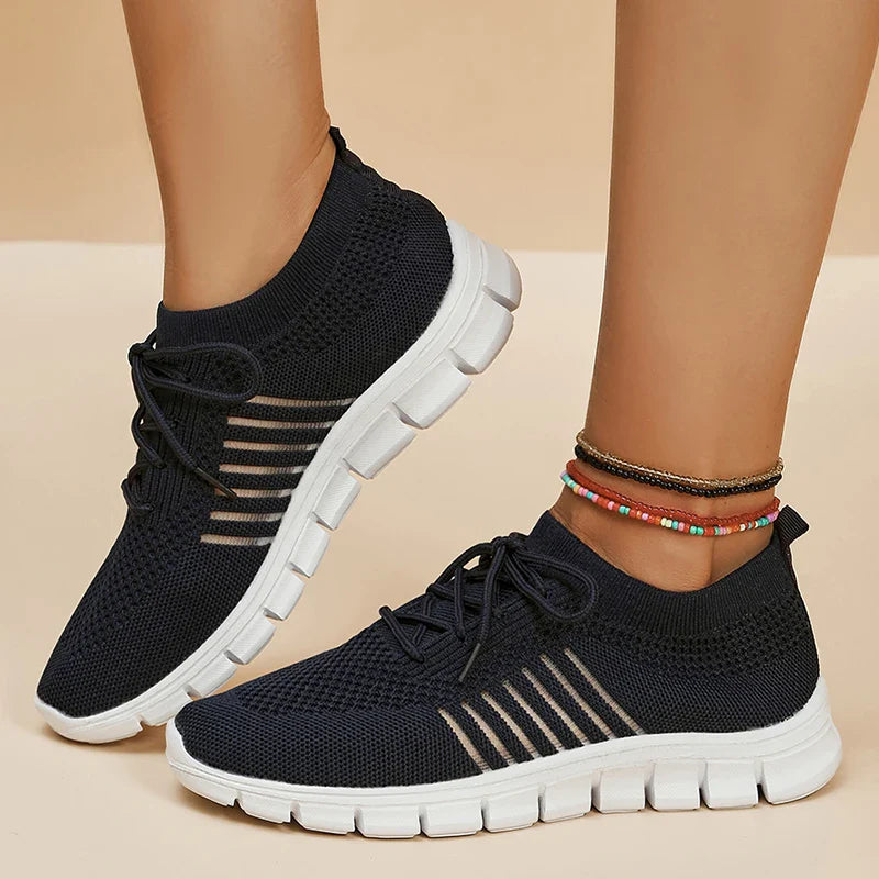 Mesh Breathable Soft Sole Sneakers Women Lightweight Non-Slip Running Walking Shoes Woman-Dollar Bargains Online Shopping Australia